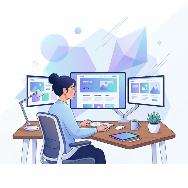 Web Design Illustration